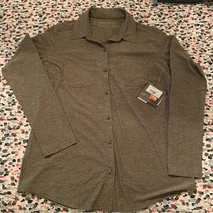 Eddie Bauer long sleeved Beyond Shirt Dark Thyme